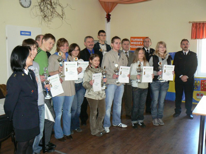 Rozstrzygnięcie konkursu - 'Młodzież zapobiega Pożarom' Lisowice 2009