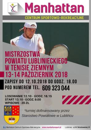 Mistrzostwa Powiatu Lublinieckiego w tenisie ziemnym