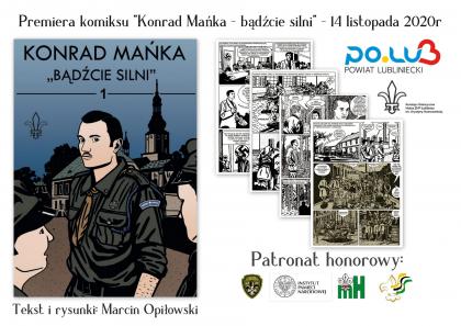 Prezentacja komiksu 'Konrad Mańka - bądźcie silni'