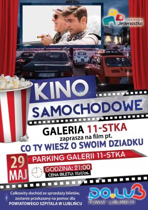 Kino samochodowe w Lublińcu - tym razem dochód ze sprzedaży biletów przeznaczony będzie dla szpitala w Lublińcu!