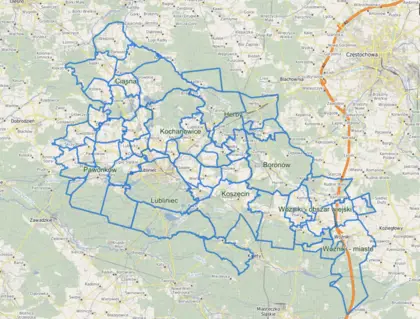 14 października 2024 r. rozpoczęto proces dostosowania numeracji działek ewidencyjnych, budynków i lokali na terenie powiatu